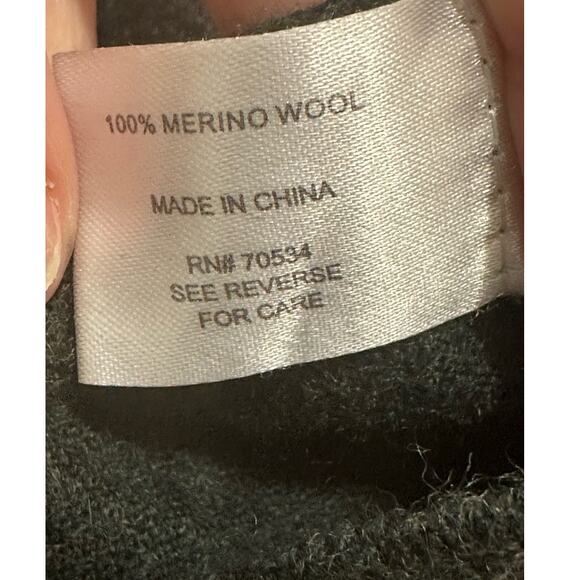 Orvis dark green 1/4 zip neck pullover sweater size Small - Picture 4 of 11